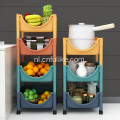 Keuken Opbergrek Kar Vloer Organizer Rolling Basket